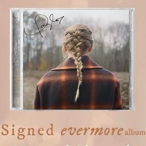 Signed evermore CD Taylor Swift